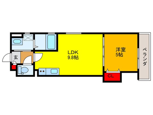 セレニティ八雲北町２丁目Ｂ棟の物件間取画像